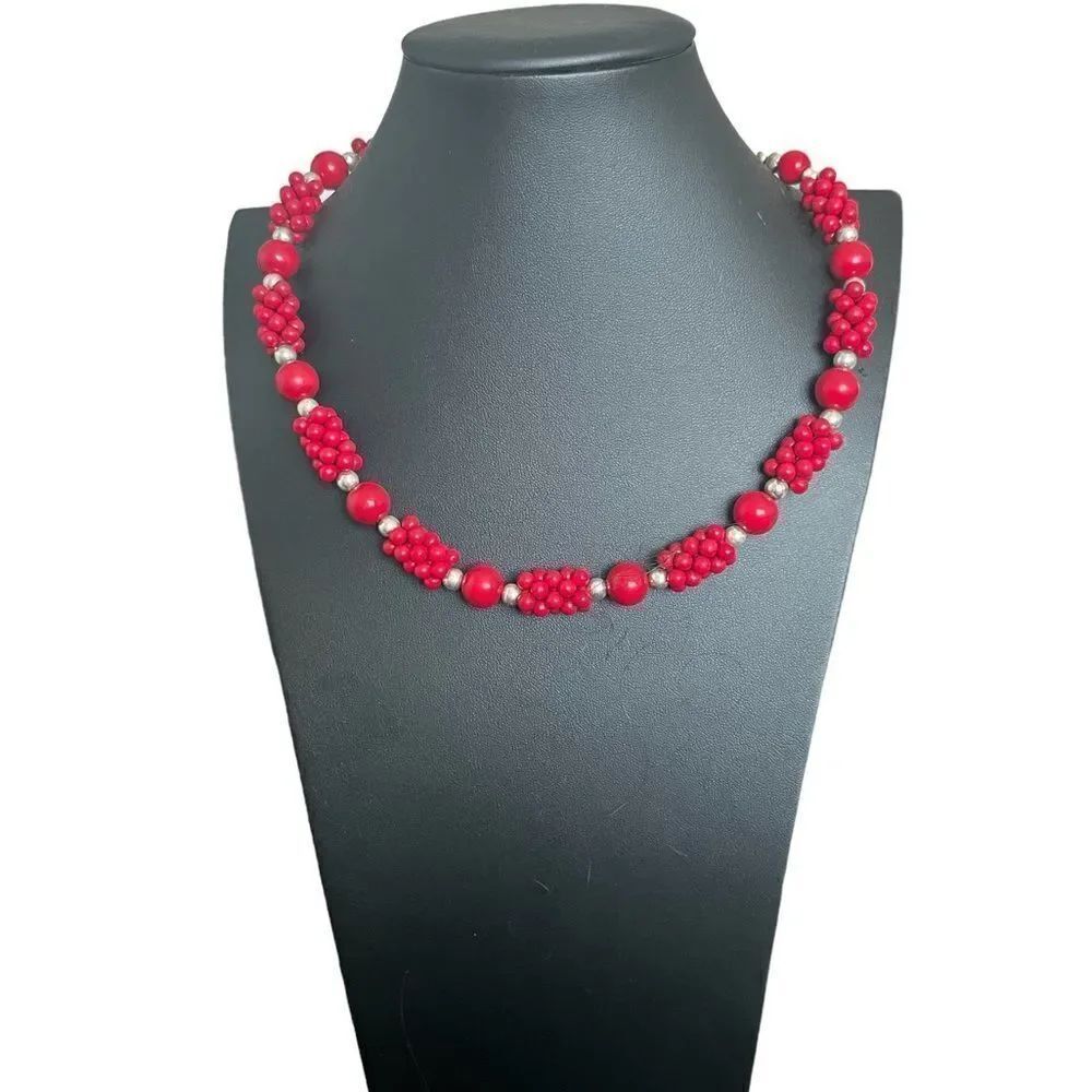 Red Beaded Necklace